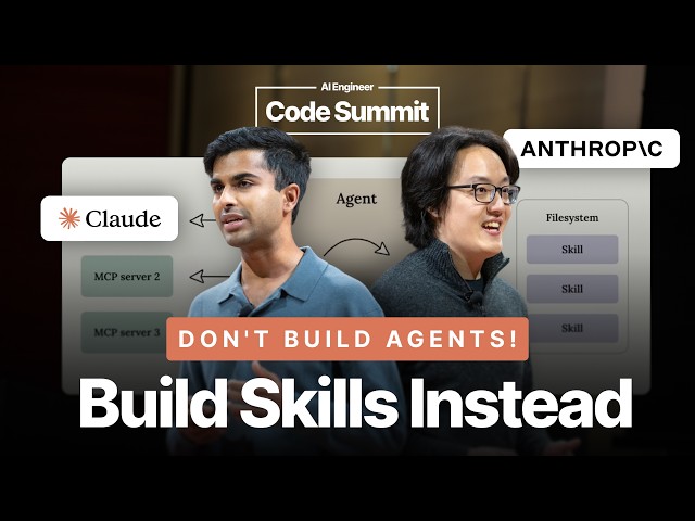 Don't Build Agents, Build Skills Instead — Zhang & Murag
